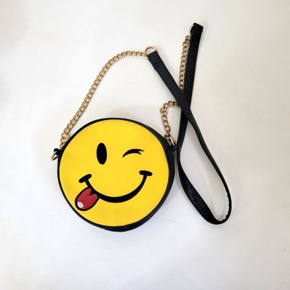 Olivia Miller Girl Smiley Face Cross Body Bag - Picture 5 of 5